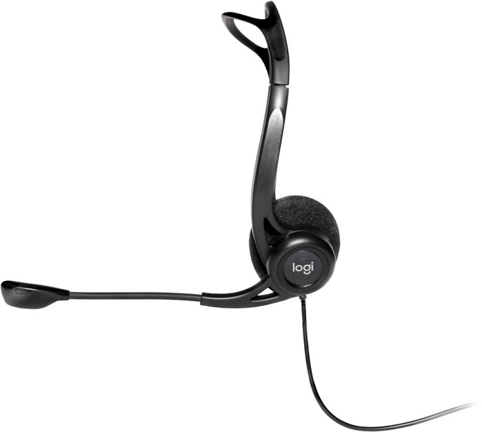 Logitech PC Headset 960 USB Negro, Supraaural, Alámbrico Logitech PC Headset 960 USB Negro, Supraaural, Alámbrico